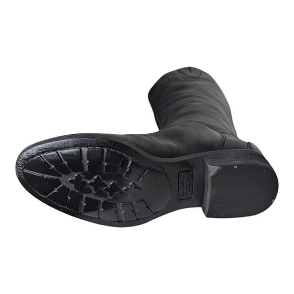 NWOB SAM EDELMAN Penny Black Leather Riding Boot Size 5.5M - Picture 9 of 9